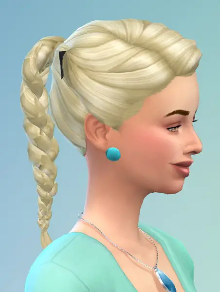 Birksches sims blog: Hairplait with Clips for Sims 4