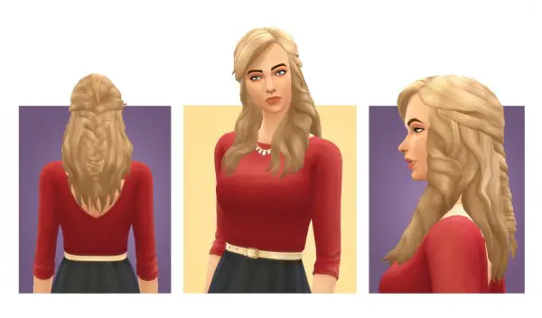 Simmiane: Emma hair for Sims 4