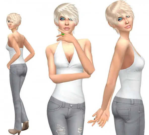 Sims Fun Stuff: Maysims 143 hair retextured for Sims 4