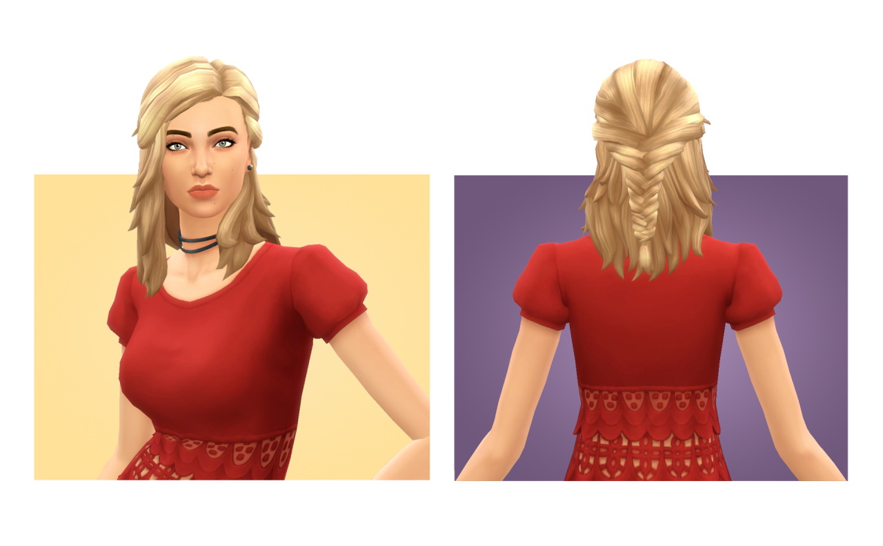 Simple Simmer: Sophie hair ~ Sims 4 Hairs