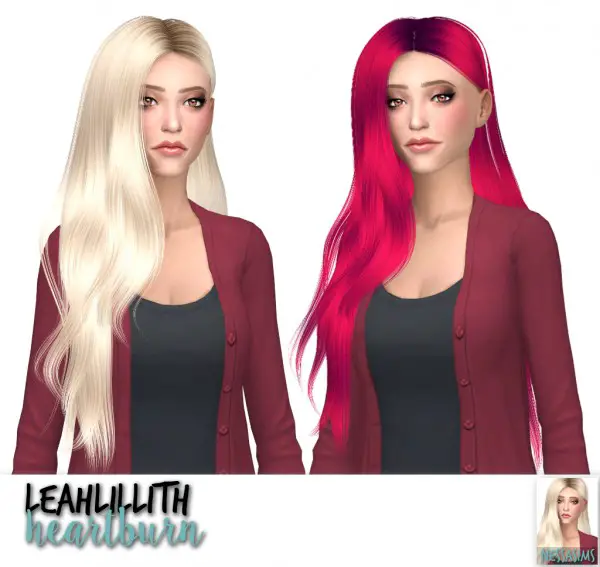 Sims 4 Hairs ~ Nessa sims: Leahlillith`s Heartburn, Souls, Strong and ...