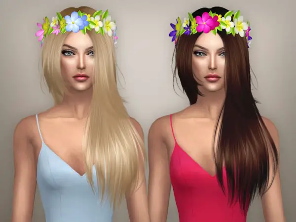 Sintiklia Sims: Hair 39 Anita for Sims 4
