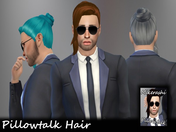 Mikerashi: Pillowtalk Hair for Sims 4