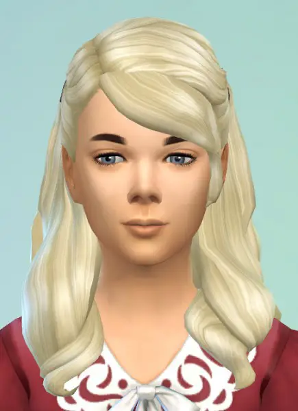 Birksches sims blog: Diner Hairstyle for Girls for Sims 4