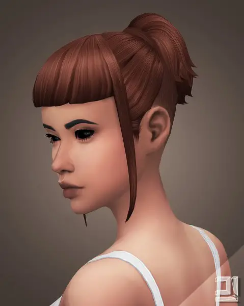 Littlecrisp: Miniature Sandwich Kristin Hairs   Recolored for Sims 4