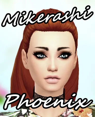 Mikerashi: Phoenix Hair for Sims 4