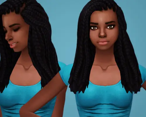Butterscotchsims: Primrose Hair for Sims 4
