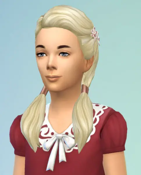 Birksches sims blog: Girlys Flower Hair for Sims 4
