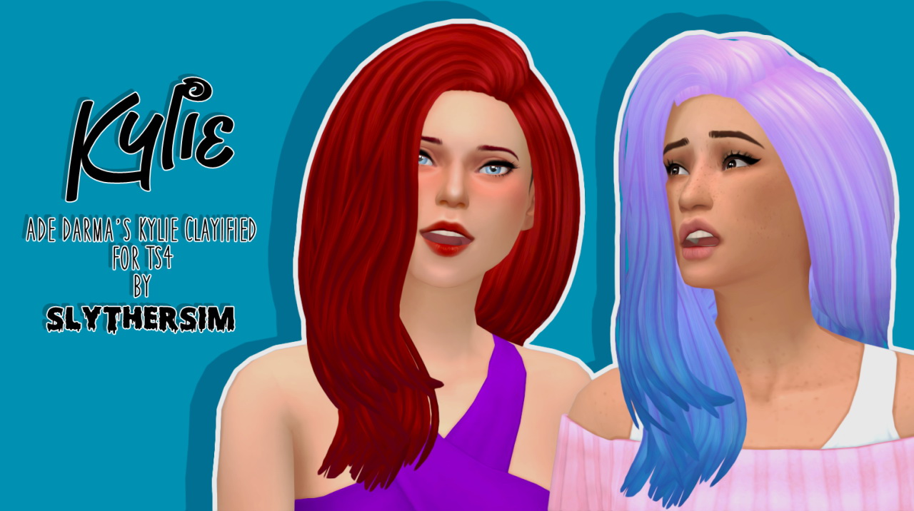 Monolith Sims: Ade - Kylie Clayified - Sims 4 Hairs