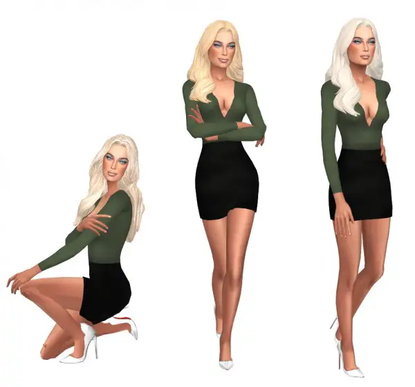 Sims Fun Stuff: Sweet Taco Hair 2 Retexture for Sims 4