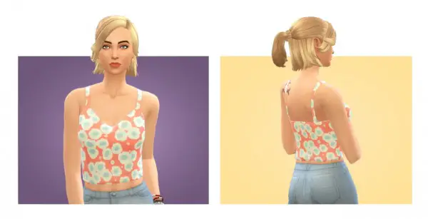 Simple Simmer: Anastasia hair for Sims 4