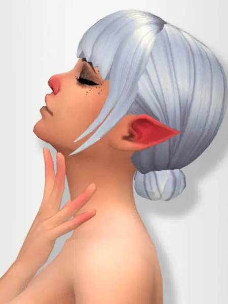 Hanjisims: Luna hair for Sims 4