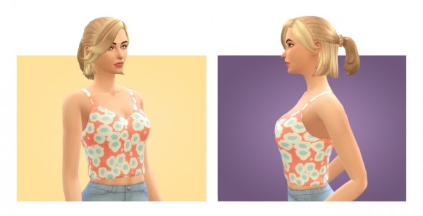 Simple Simmer: Anastasia hair for Sims 4