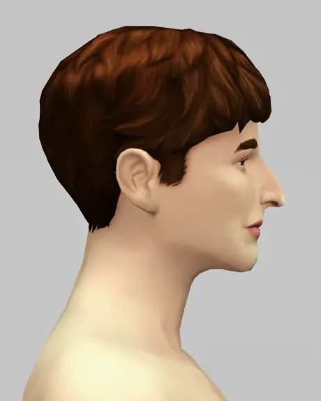 Rusty Nail: Beatle Boy`s hair V2 for Sims 4
