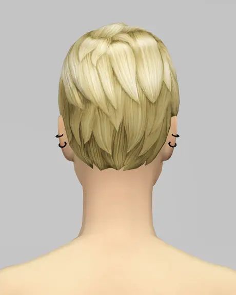 Rusty Nail: Beatle Boy`s hair V1F for Sims 4
