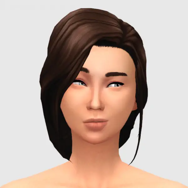 xldsimsdownloads: The Sidewave hair for Sims 4