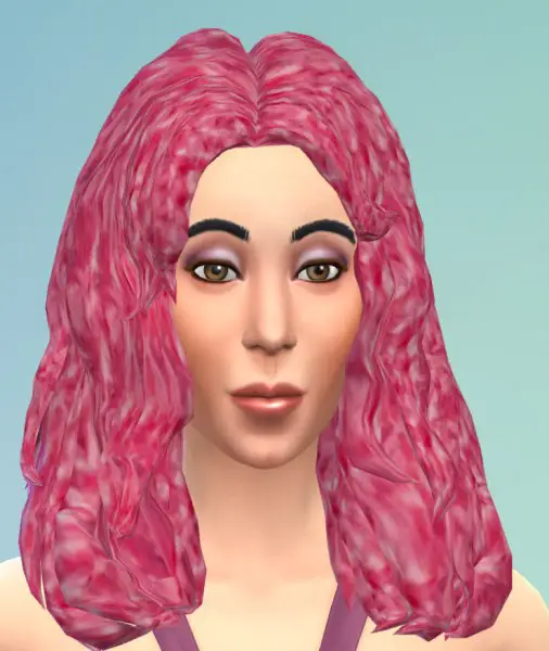 Birksches sims blog: Real Curly Hair for Sims 4
