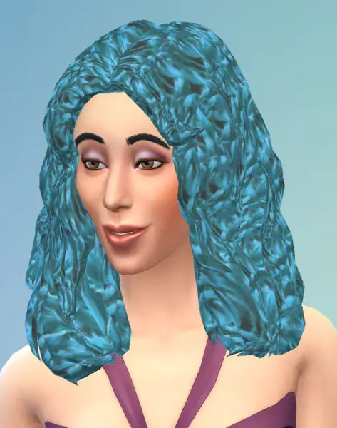 Birksches sims blog: Real Curly Hair for Sims 4
