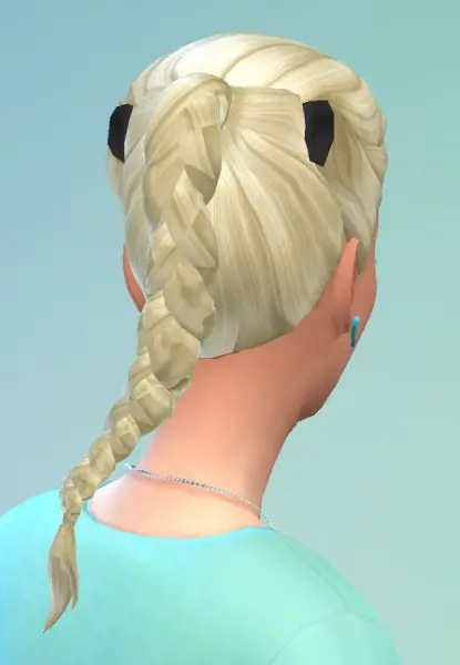 Birksches sims blog: Hairplait with Clips for Sims 4