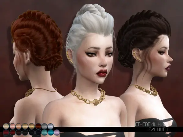 The Sims Resource: Ethereal Hair by LeahLillith for Sims 4