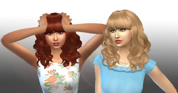 Mystufforigin: Peggy`s 885 Hair Conversion for Sims 4