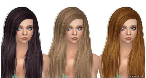 Simista: Misery Hair Retextured for Sims 4