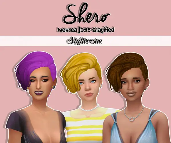 Monolith Sims: Newsea’s Shero J055 Clayified for Sims 4