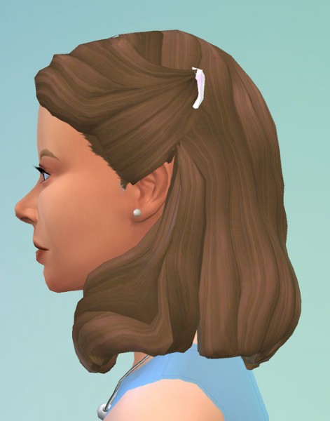 Birksches sims blog: Ingrid B. Hairstyle for Sims 4