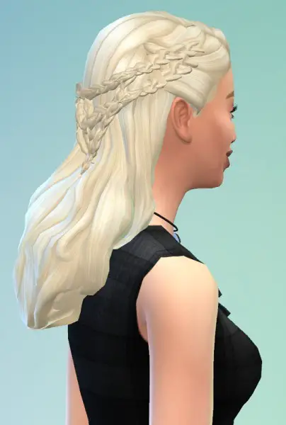 Birksches sims blog: Daenerys Hair for Sims 4