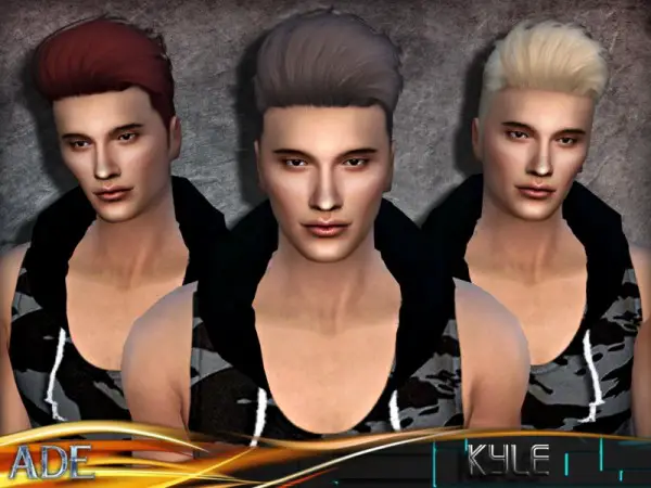 The Sims Resource: Kyle by Ade Darma for Sims 4