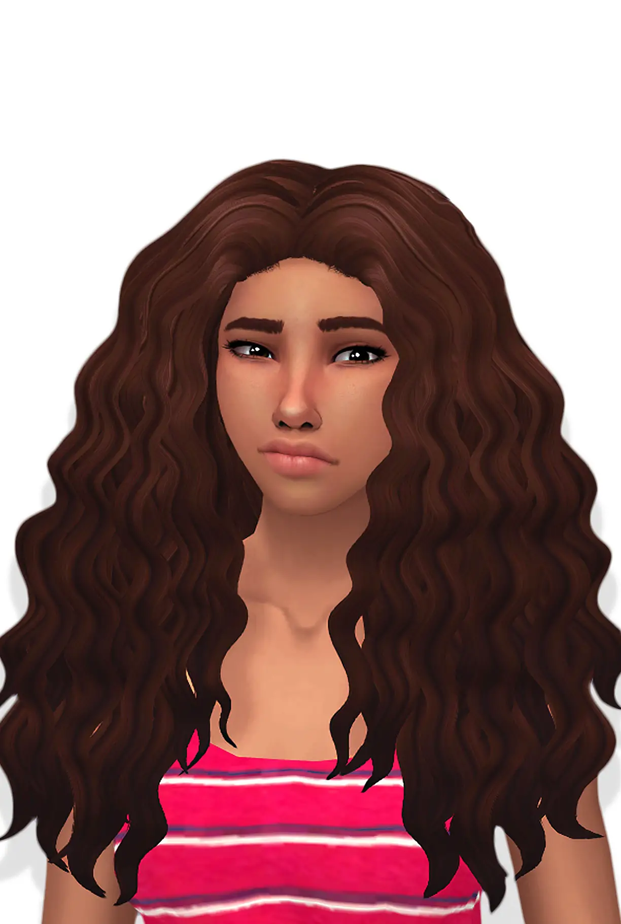 Butterscotchsims: Sintiklia Diva clayified hair ~ Sims 4 Hairs