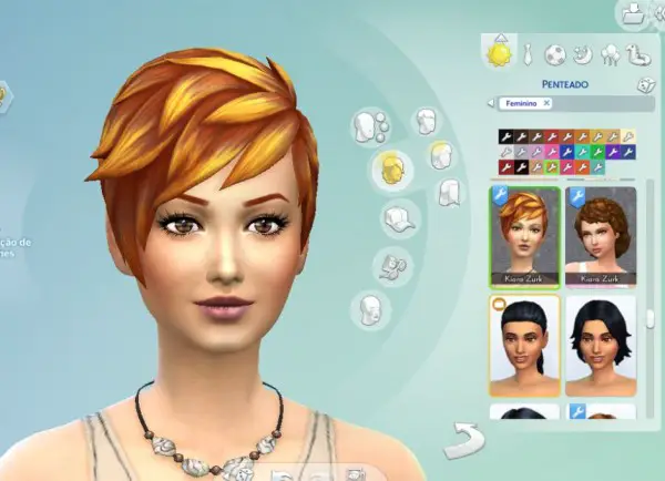 Mystufforigin: Long Front Messy hair for Sims 4