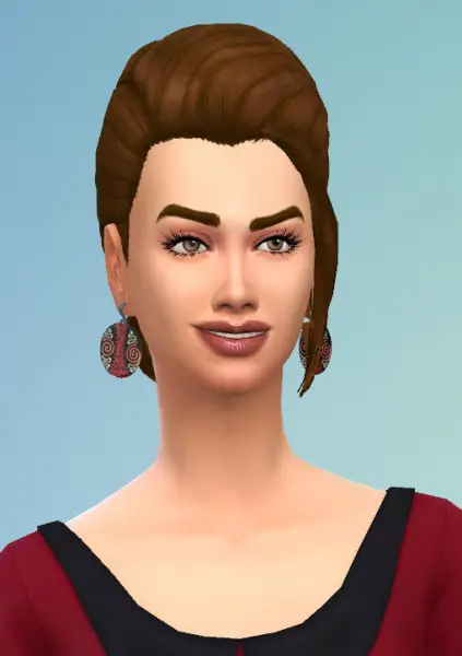 Birksches sims blog: French Braid hair with Side Bang for Sims 4