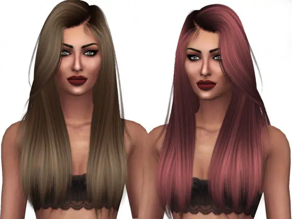Kenzar Sims: Anto’s Eve Hair Retextured for Sims 4