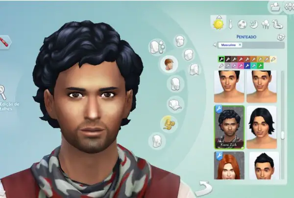Mystufforigin: Medium Curly hair conversion for Sims 4