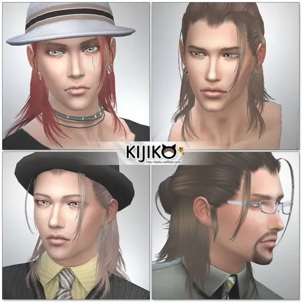 Kijiko Sims: Toyger Kitten hair 019 converted from TS3 for Sims 4