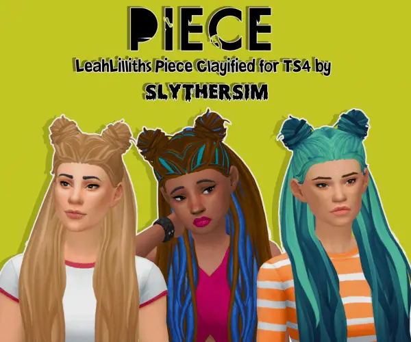 Slythersim: LeahLillith’s Piece Clayified for Sims 4