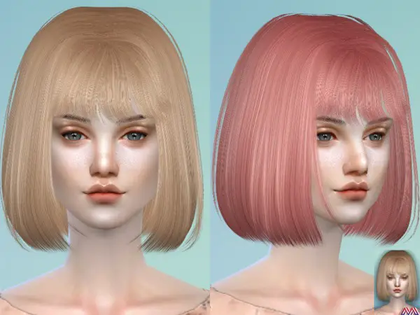 The Sims Resource: Alison Hair 18 by tsminh 3 for Sims 4