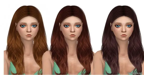Simista: Viola hair retextured for Sims 4
