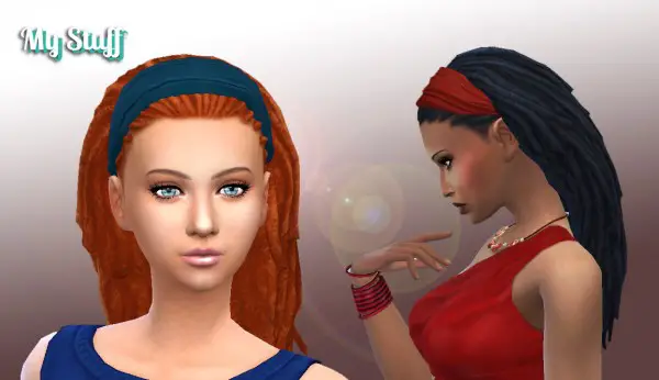 Mystufforigin: Dread Head Band for Sims 4