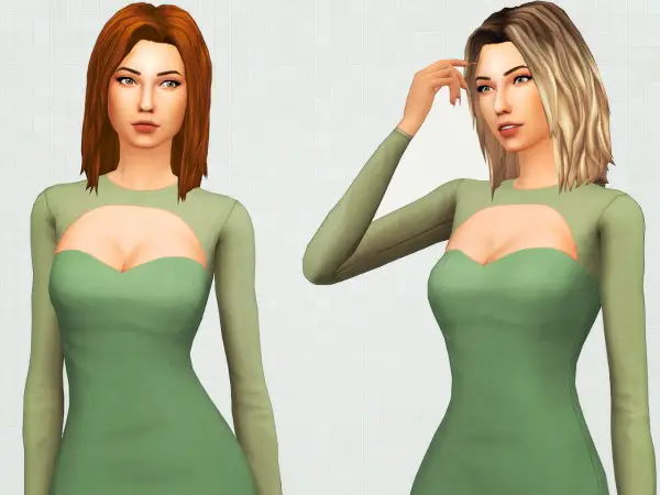 Kot Cat: Anna hair for Sims 4