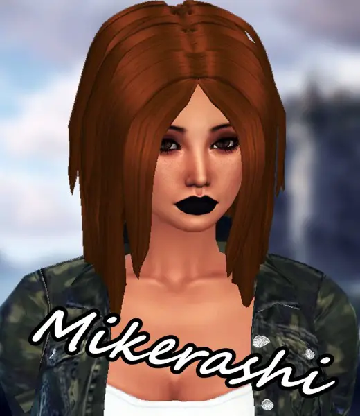 Mikerashi: Sacrifice Hair for Sims 4