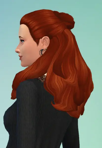 Birksches sims blog: Diner for Bun Hair for Sims 4