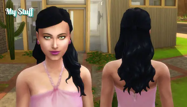 Mystufforigin: Sofia hairstyle for Sims 4