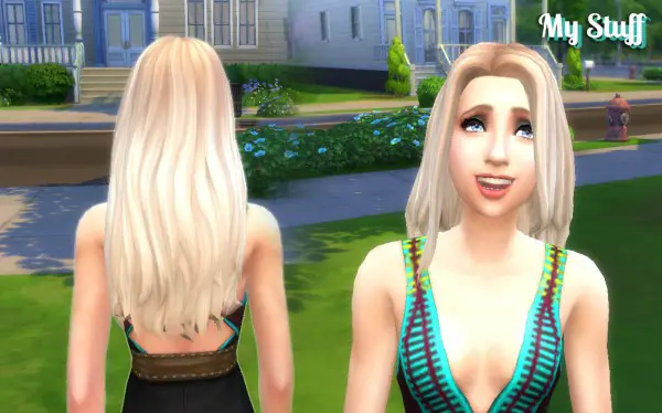 Mystufforigin: Gorgeous Hairstyle Ombre for Sims 4