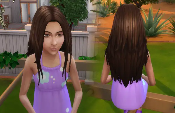 Mystufforigin: Germania hair for girls for Sims 4