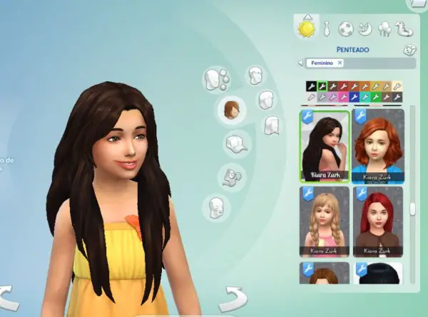 Mystufforigin: Enchanted Hairstyle for Girls for Sims 4