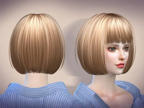 The Sims Resource: Hair N6 by S Club for Sims 4