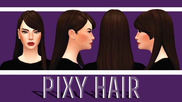 Enrique: Pixy Hair for Sims 4