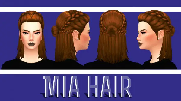 Enrique: Mia Hair for Sims 4